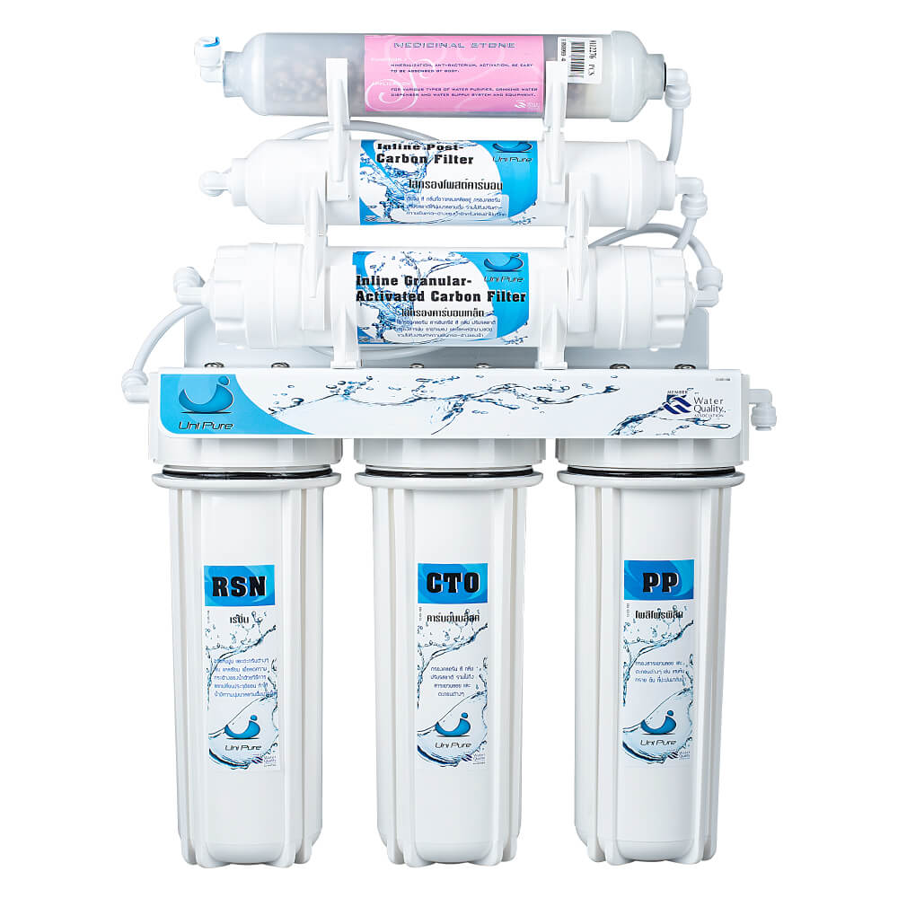 เครื่องกรองน้ำดื่ม  6 ขั้นตอน UNI PURE  รุ่น UNI-B6MI MINERAL FILTER_1
